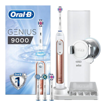 Genius 9000 Rose Gold Electric Toothbrush Powered By Braun